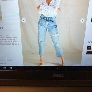 High rise jeans